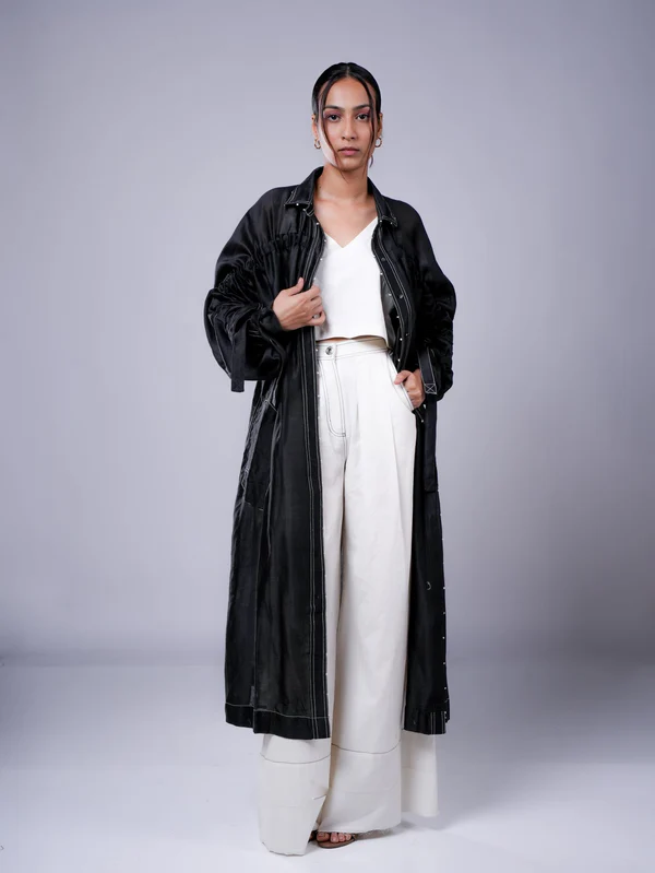 Black Tie Dye Robe